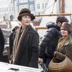 Filming of The Danish Girl in Nyhavn on March 25, 2014. Oscar winner Eddie Redmayne plays Danish transgender pioneer Einar Wegener, aka Lili Elbe.Photo: Nikolai Linares/Scanpix
