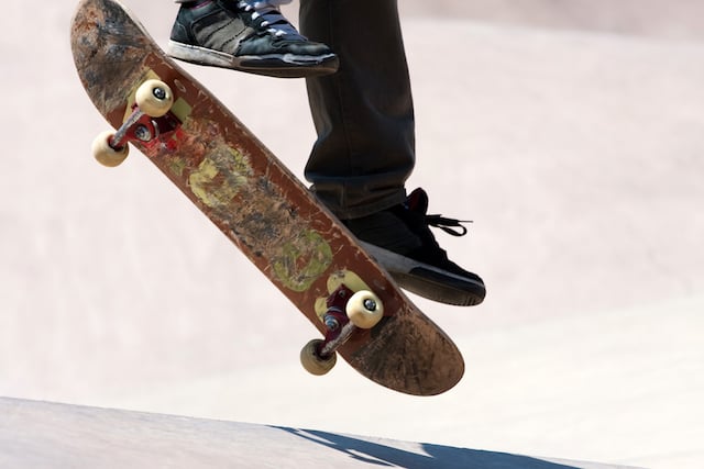 Six children taken to hospital in flaming hoop accident at Danish skateboard festival