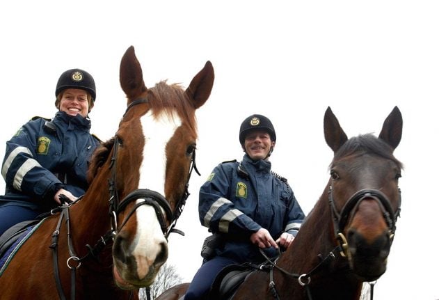 'We need horses': Danish police on Facebook