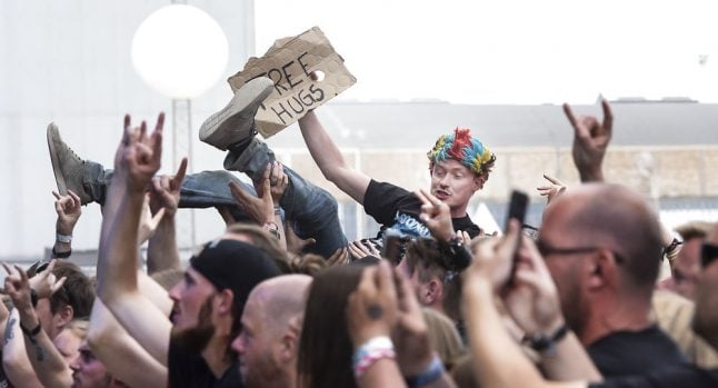 Copenhagen metal fans celebrate ten years in hell