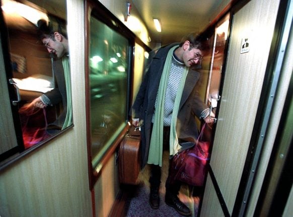 Danes depart from Swedish overnight train plans