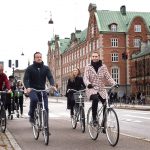 In pictures: Danish and Irish prime ministers go for bicycle ride in Copenhagen