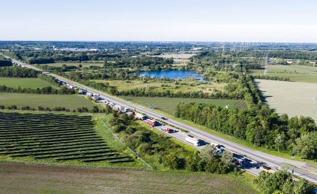 8km traffic jams build as Denmark opens up to German tourists