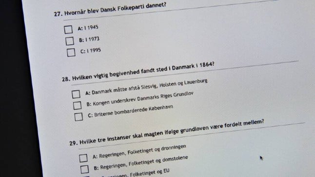 Learning materials for Danish citizenship test now 'badly out of date'