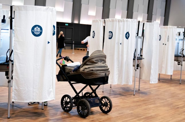 Polling stations in Denmark -- such as this one in Aalborg -- are already open as local elections commence on November 16th.