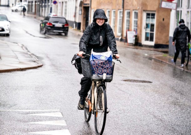 Bicycling in wet Danish weather doesn't have to be 