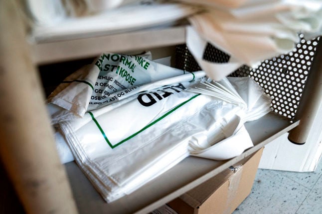 People in Denmark have significantly cut back on plastic bag use.